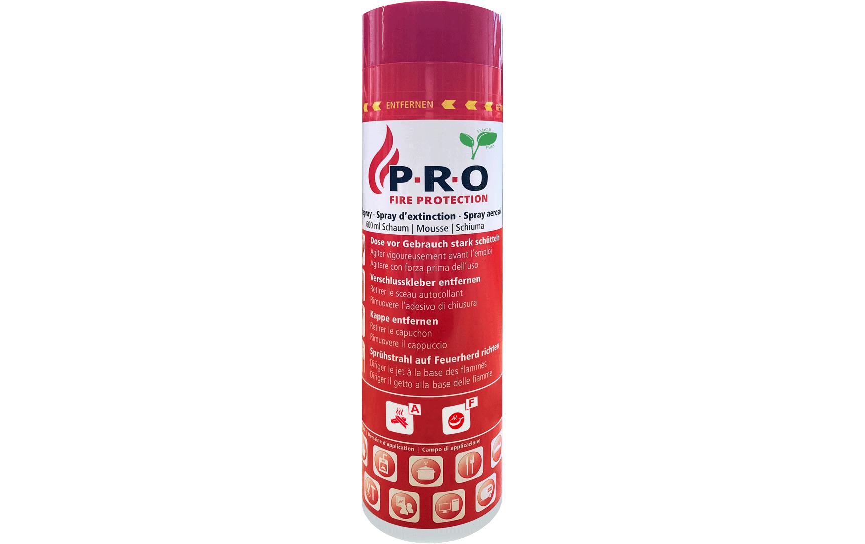 P.R.O. Löschspray-Schaum SA 06 SBF 600ml, PFAS-frei