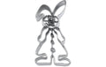 STÄDTER Präge-Ausstecher Hasenmädchen 8.5 cm, Edelstahl