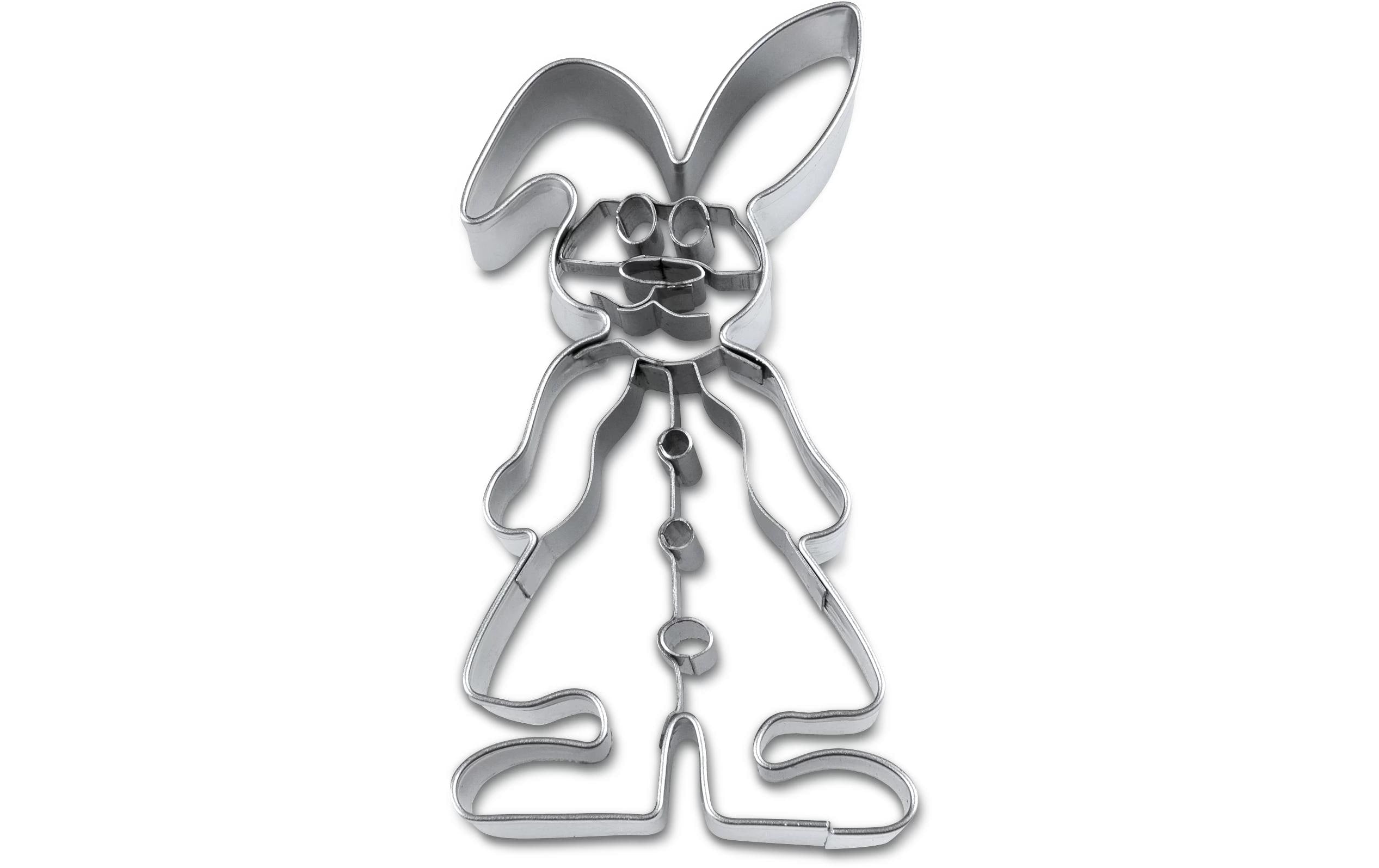 STÄDTER Präge-Ausstecher Hasenmädchen 8.5 cm, Edelstahl