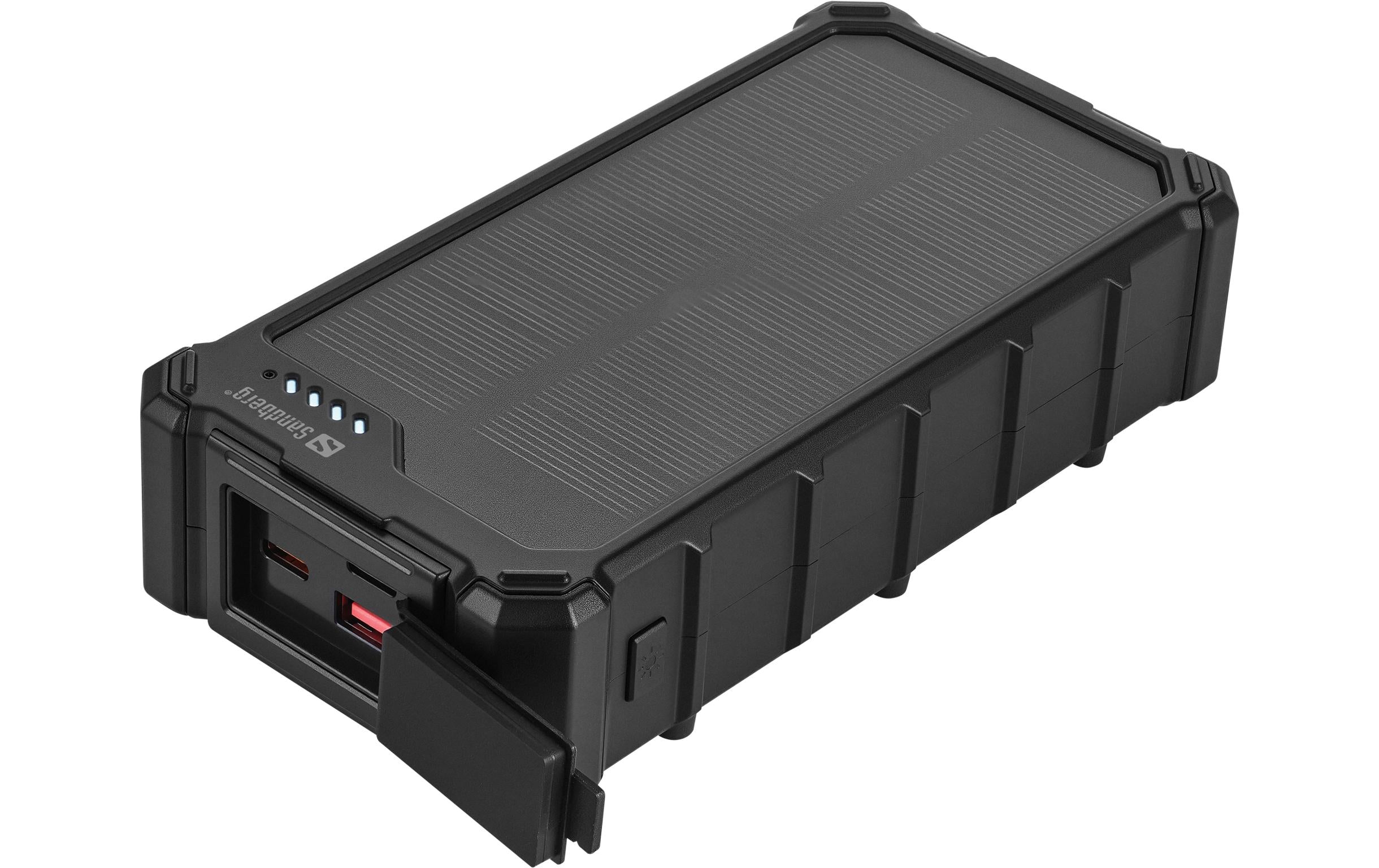 Sandberg Powerbank Solar CampLED 20000mAh USB 2xC 1xA, Licht, Solar