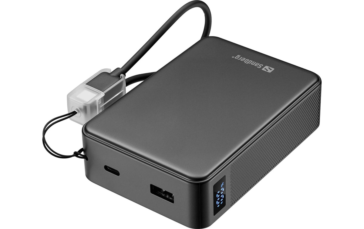 Sandberg Powerbank Nano 20000mAh PD20W, 1x USB-C, 1x USB-A
