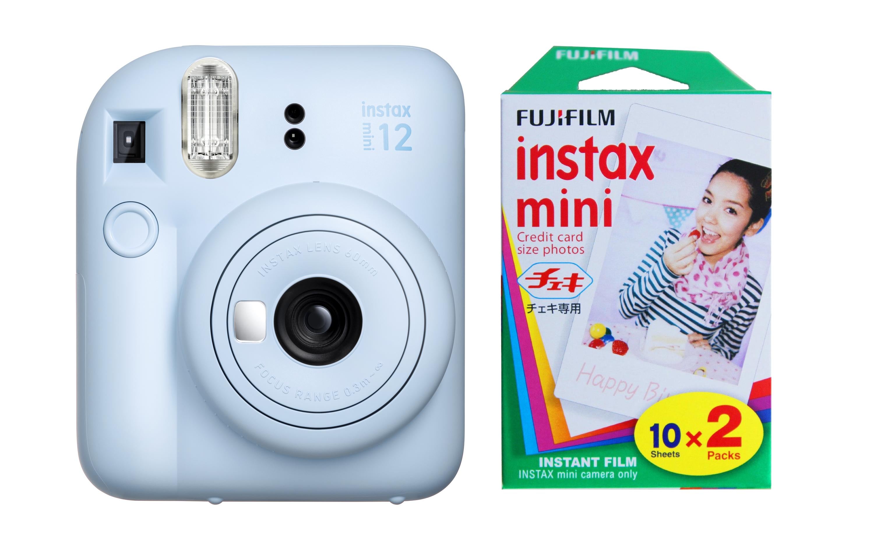 Fujifilm Instax Mini 12 Blue KIT Inkl. 2 x Duo Pack