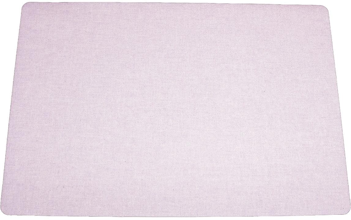 Hubatka Tischset, mauve Tischset uni, Rückseite geschäumt