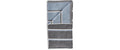 Zone Duschtuch Sauna, 50x100 cm 100% Baumwolle 600g, waschbar 60 Grad