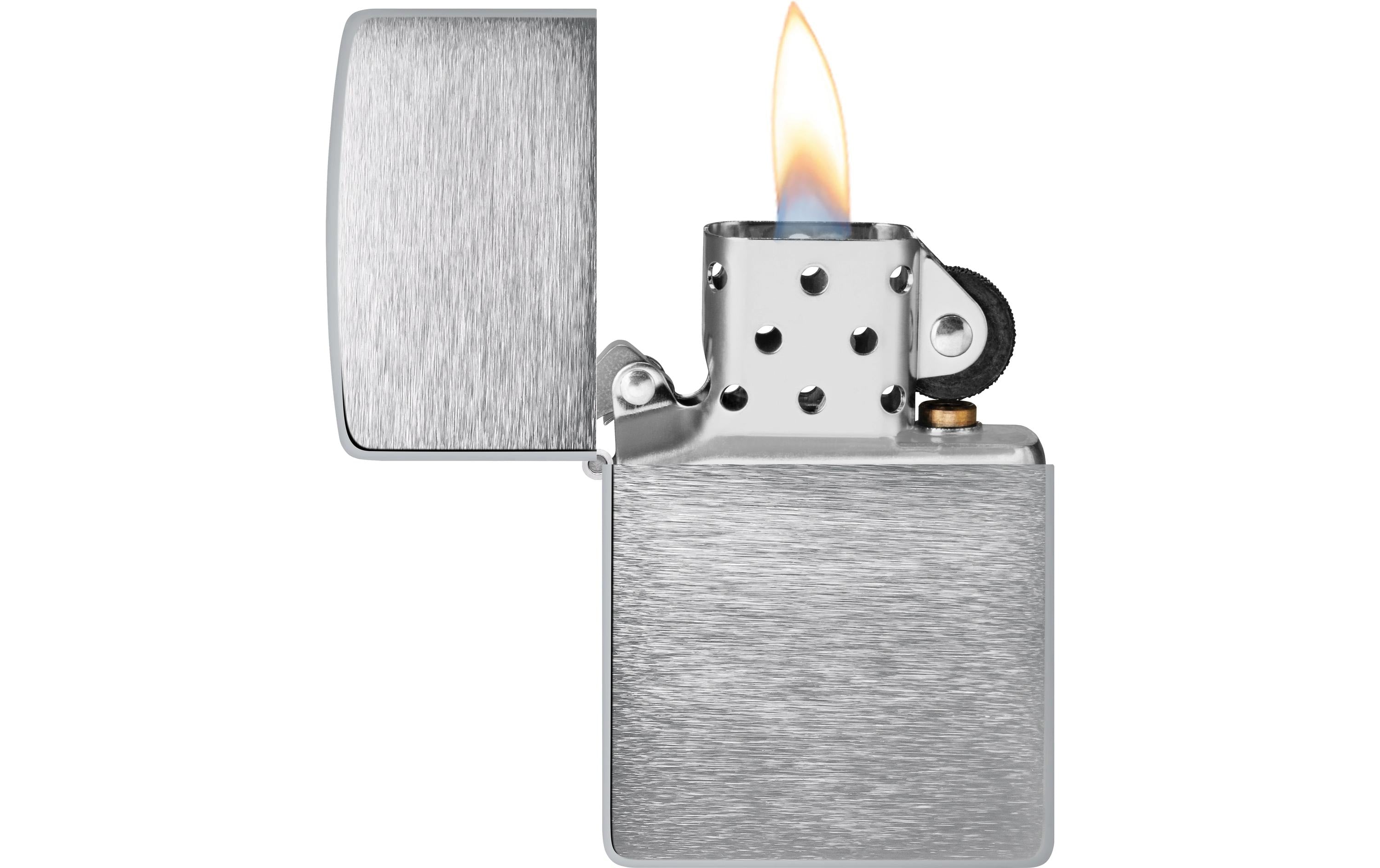 200 Chrome Brushed Zippo Chrom gebürstet