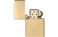 PL ZIPPO 254B BRASS HIGH POLISHED Zippo Messing poliert