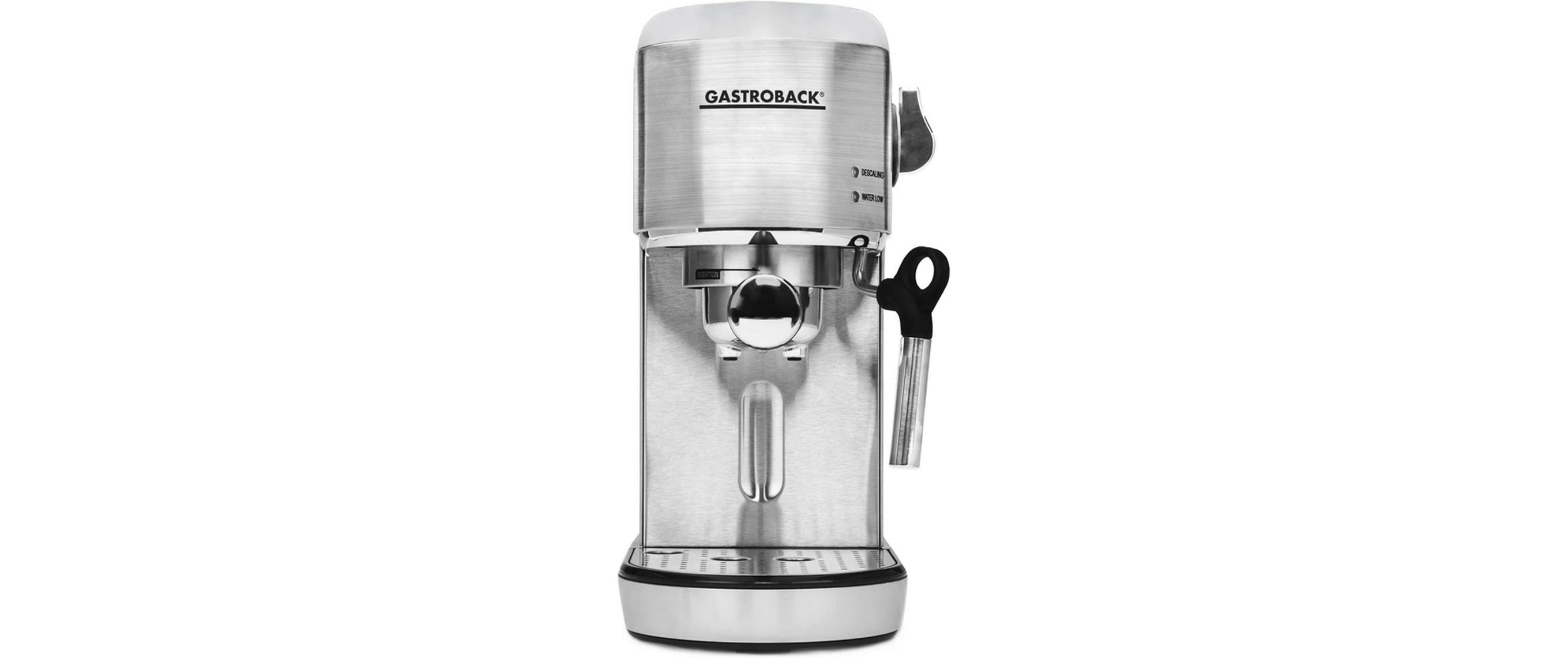 Gastroback Espressomaschine Piccolo silber