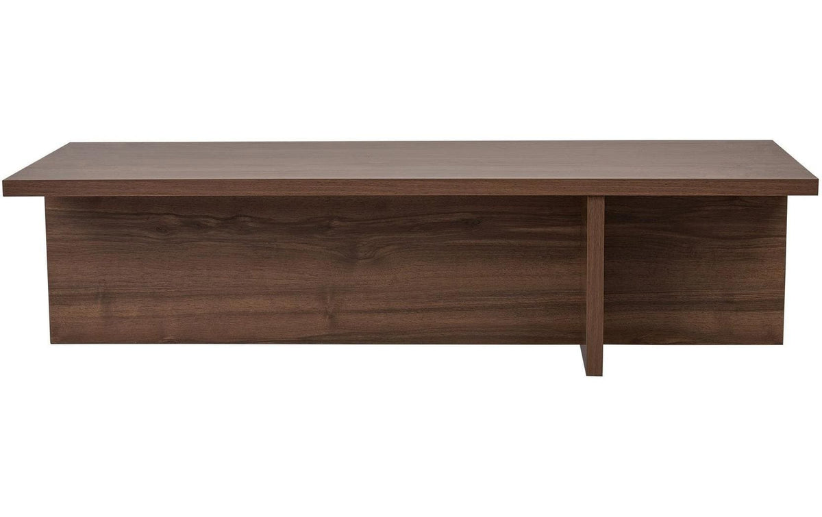 Woody Fashion Couchtisch Harbor 120 x 30 x 45 cm, Walnuss
