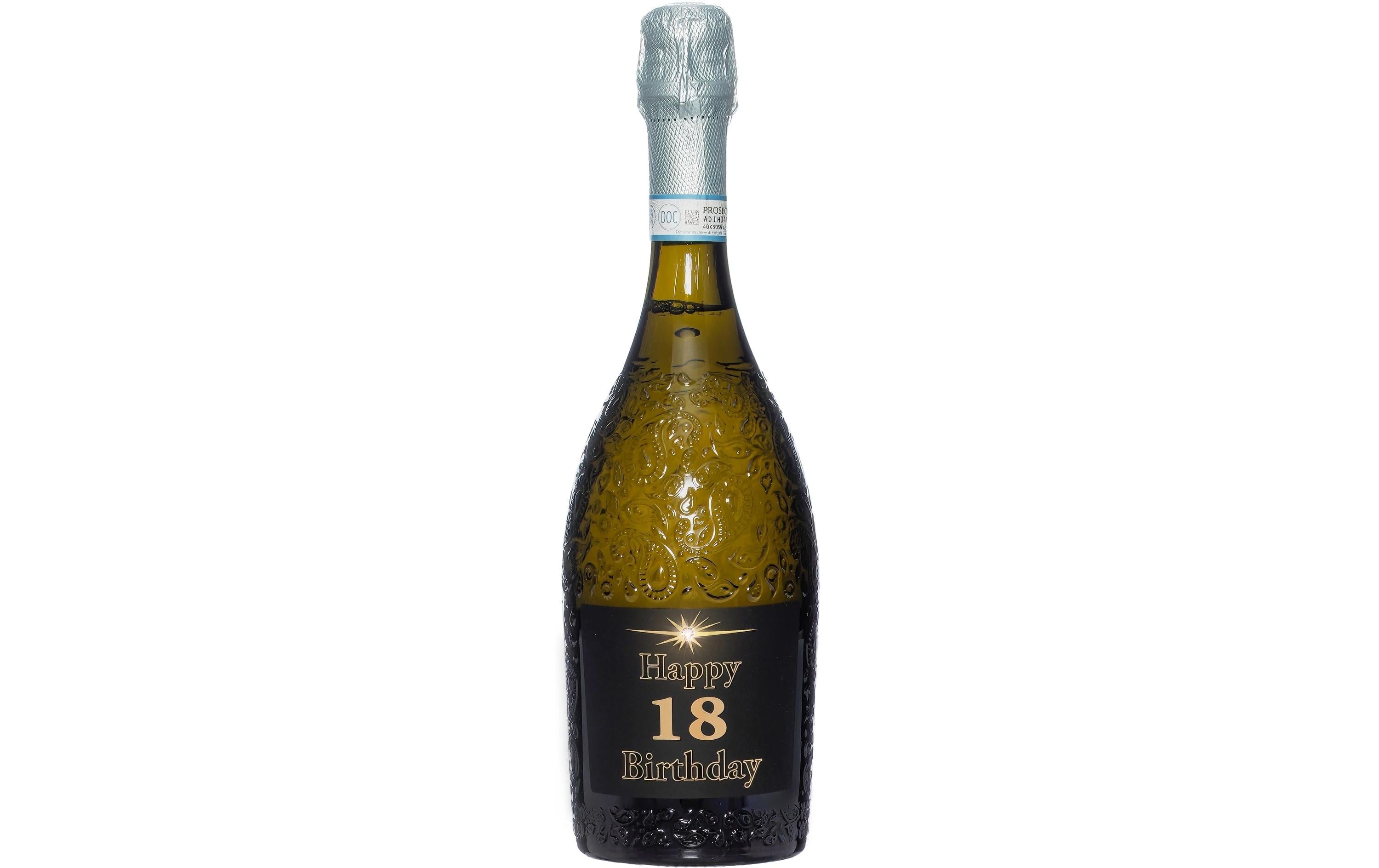 Dreams and Fantasy Prosecco dark Happy Birthday 18, 75cl