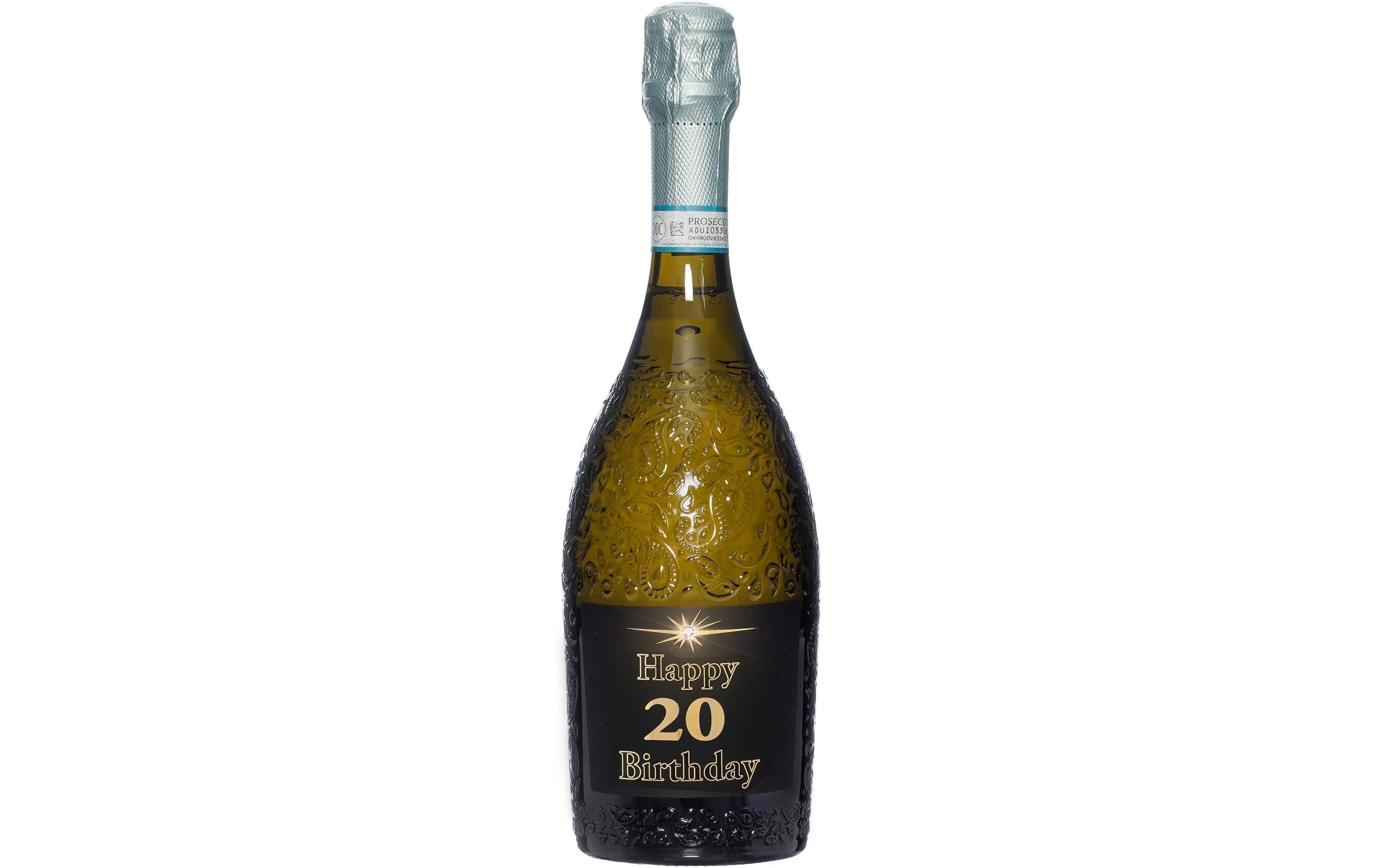 Dreams and Fantasy Prosecco dark Happy Birthday 20, 75cl