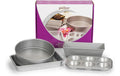 Patisse Backformen-Set Silver-Top 4-teiliges Set