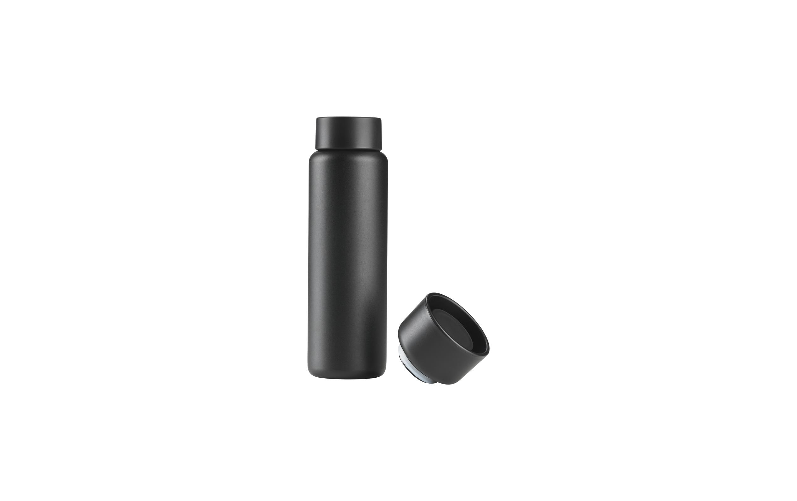 Zone Flasche Singles, Thermo 650ml, Black 7.5x25.6 cm (DxH), Kalt+Warmgetränke