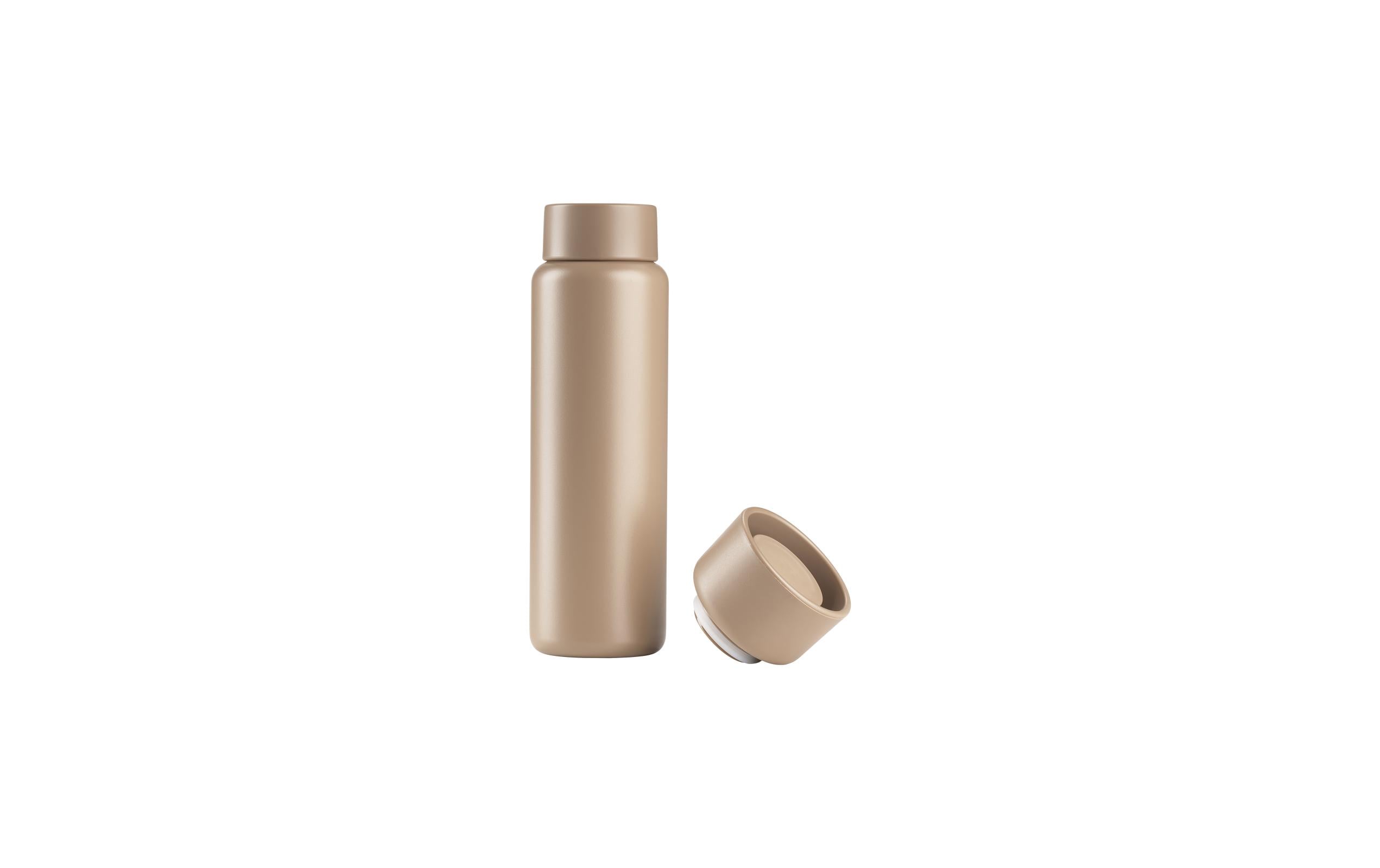 Zone Flasche Singles, Thermo 650ml, Camel 7.5x25.6 cm (DxH), Kalt+Warmgetränke