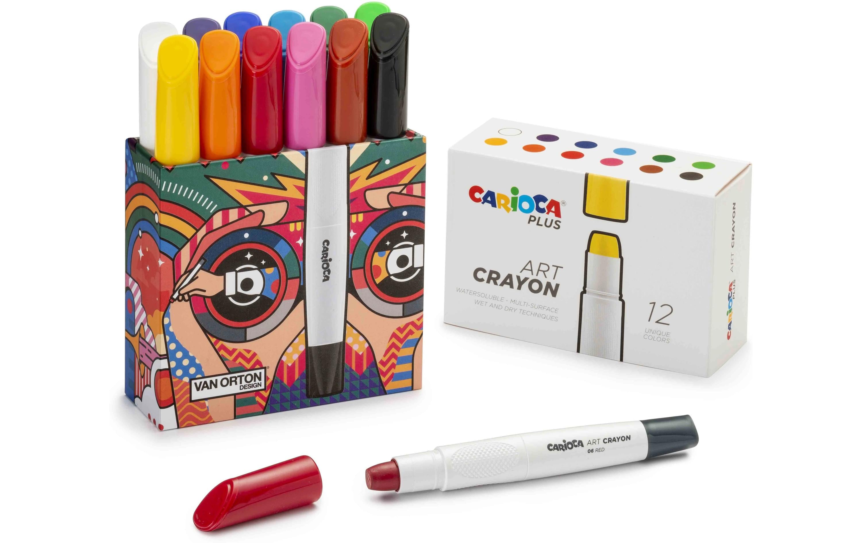 Carioca Art Crayon Plus 12 Stück, Künstlerkreide