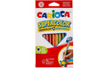 Carioca Farbstift Supercolor Maxi 12 Stück, FSC-Holz, Triangular, 5mm