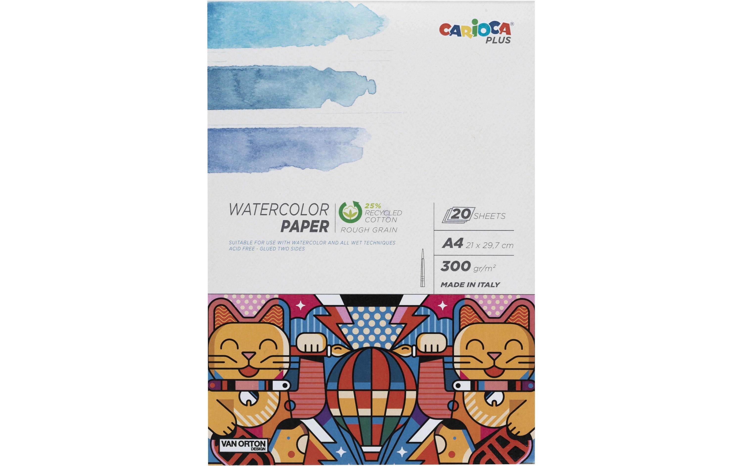 Carioca Malblock Plus A4 20 Blatt, 300gr