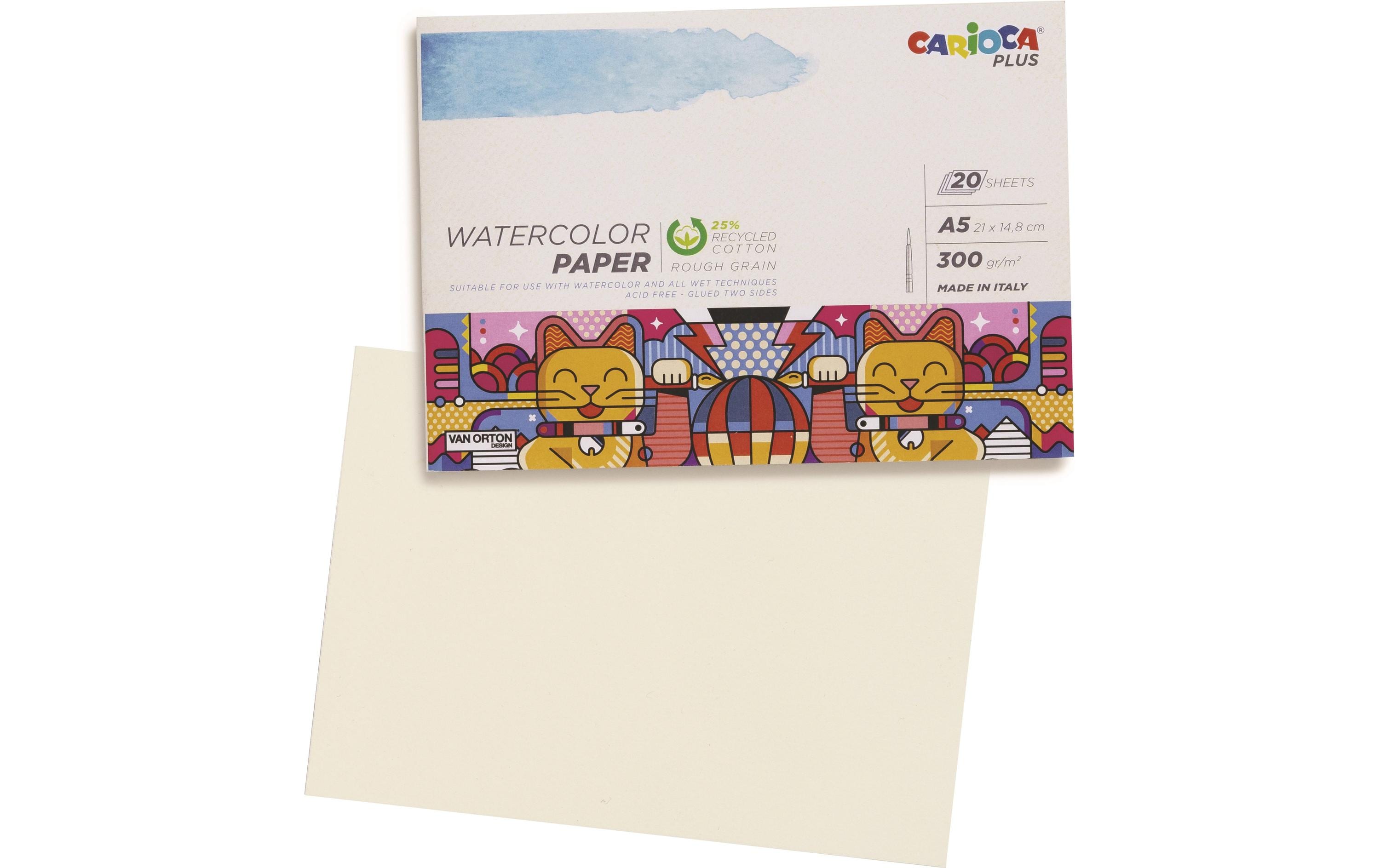 Carioca Malblock Plus A5 20 Blatt, 300gr