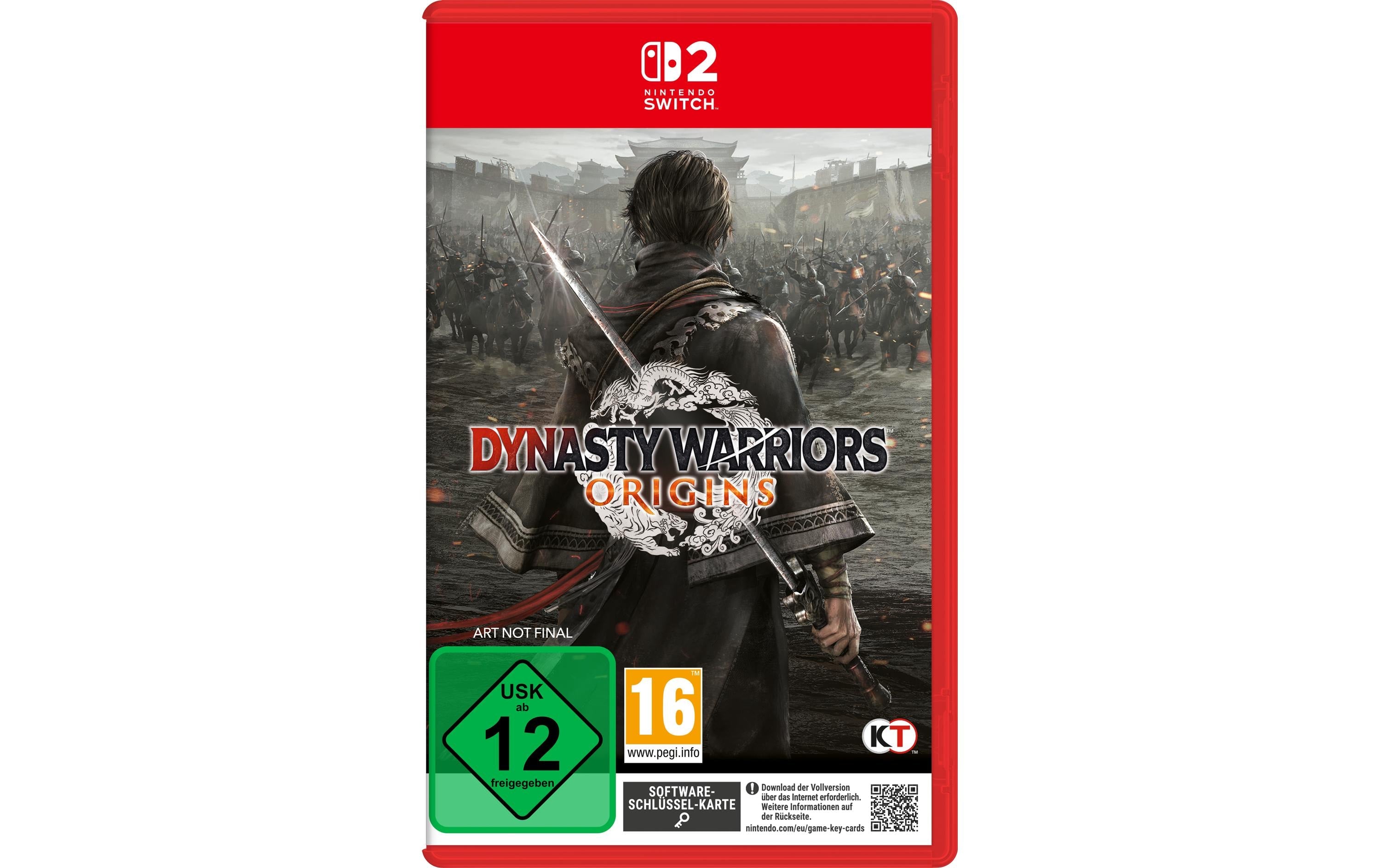 Dynasty Warriors: Origins, Switch 2 Alter: 16+, Game-Key Card