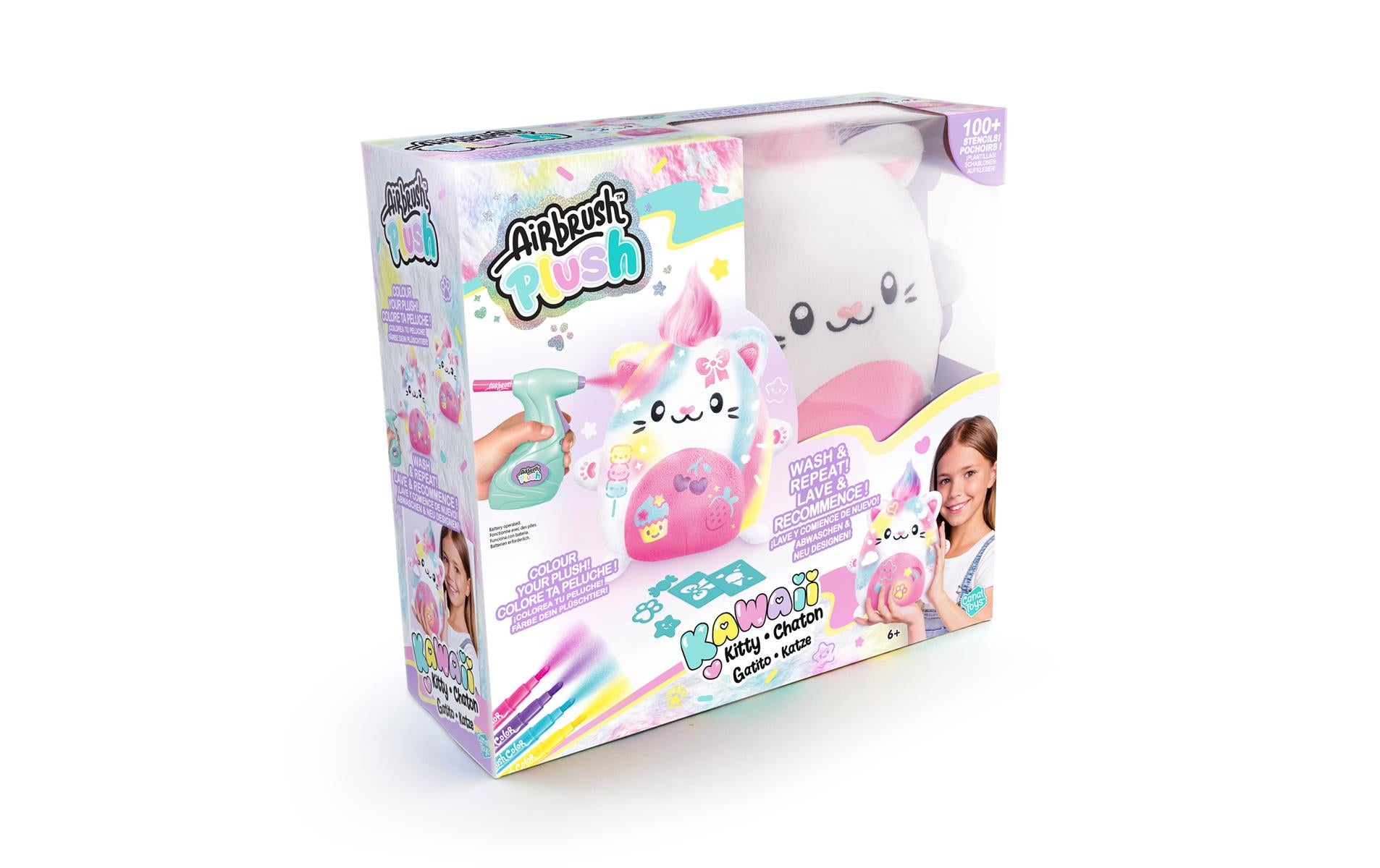Airbrush Plush Kawaii Kitty