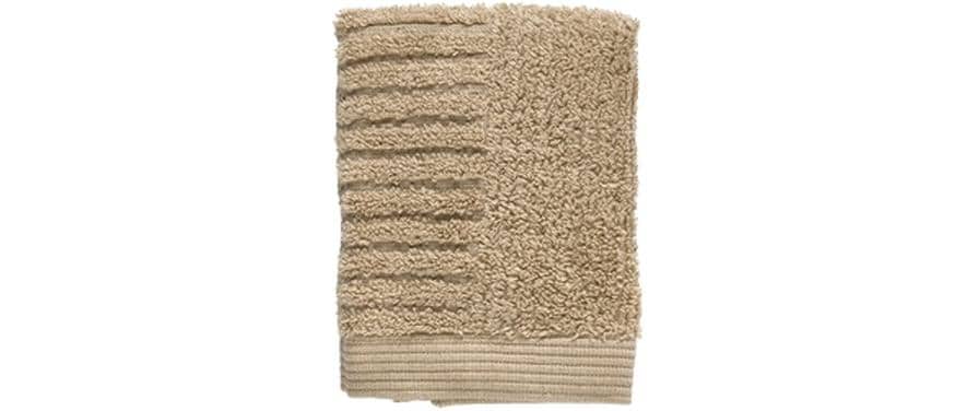 Zone Waschlappen Classic 30x30 cm, Camel 100% Baumwolle 500g, waschbar 60 Grad