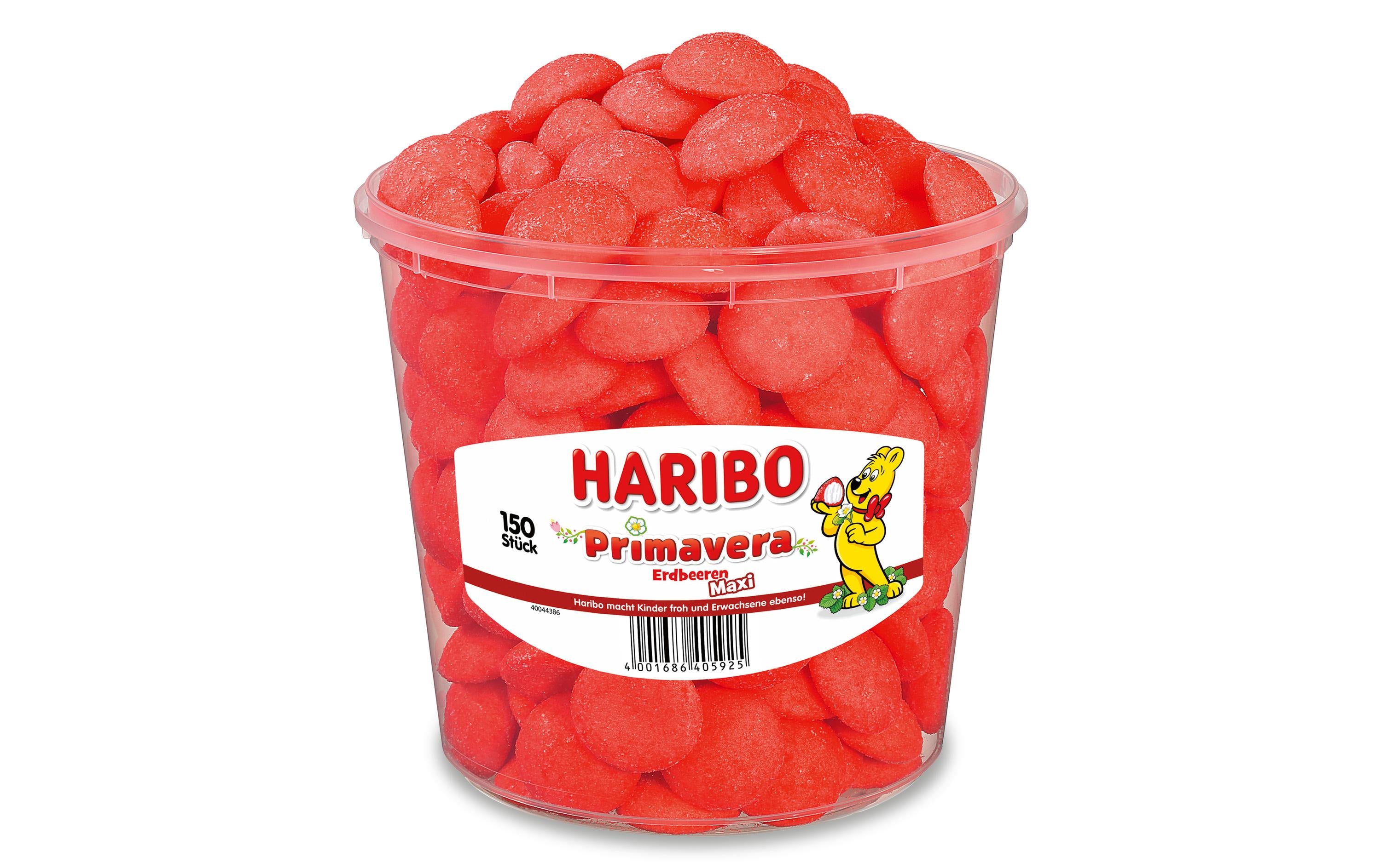 Haribo Primavera Erdbeeren Dose 150 Stück
