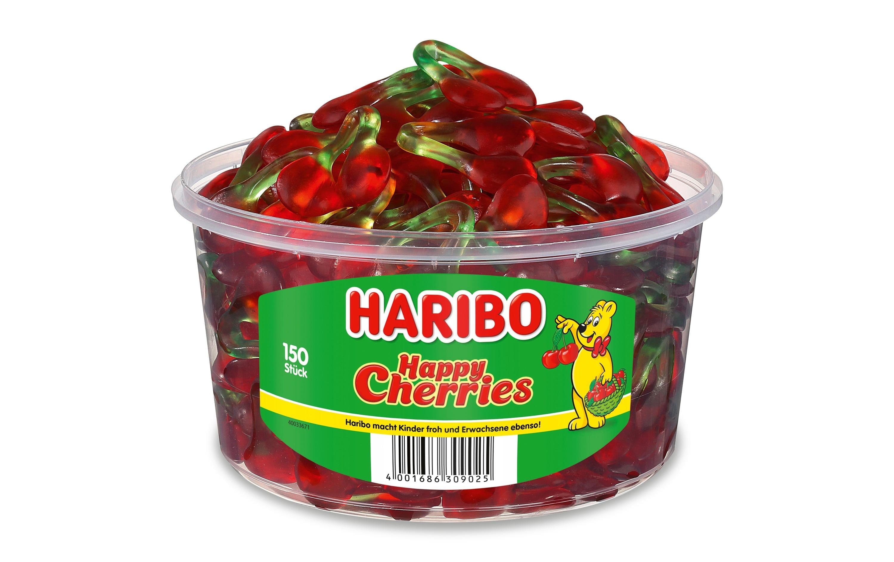 Haribo Happy Cherries Dose 150 Stück