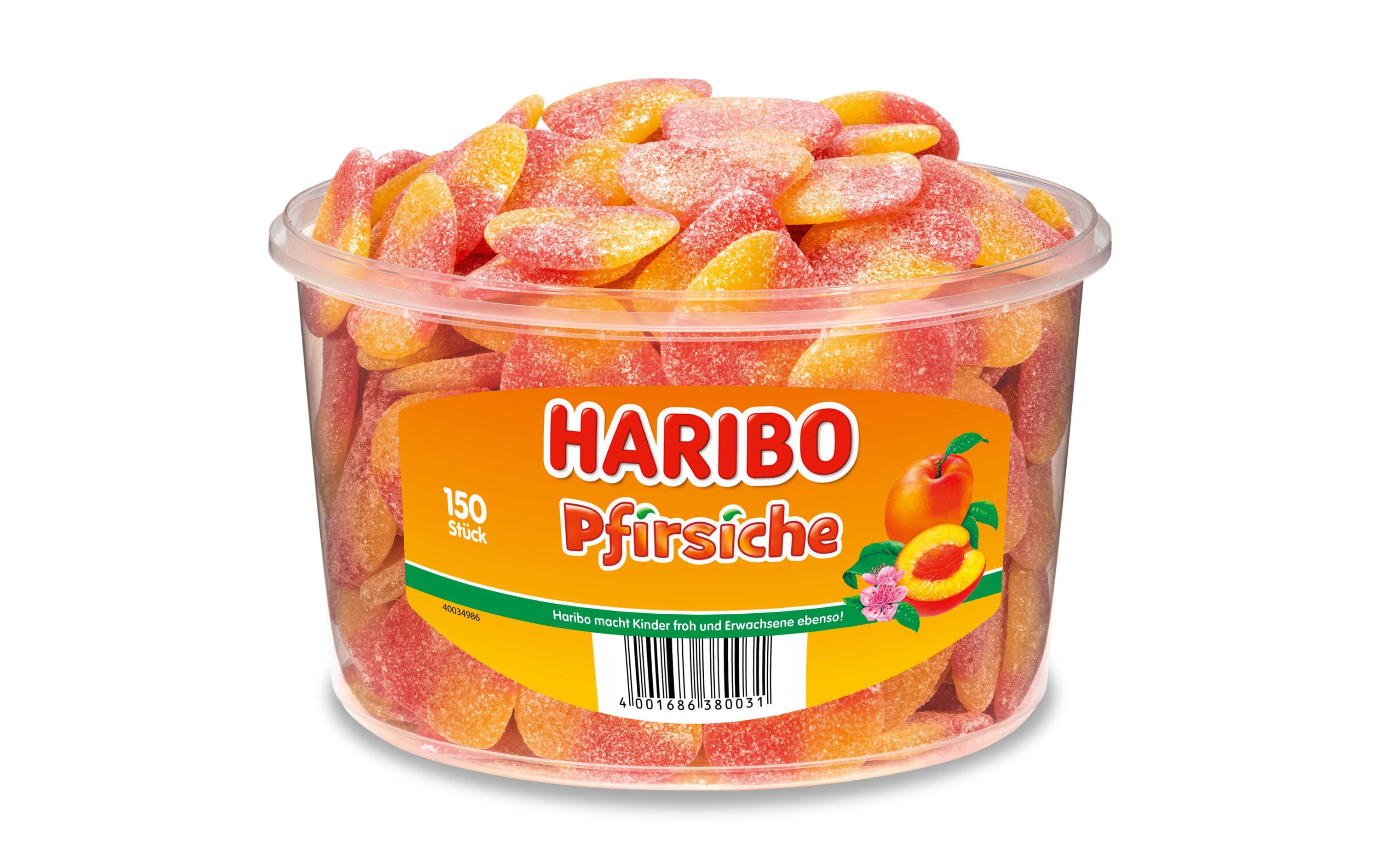 Haribo Pfirsiche Dose 150 Stück