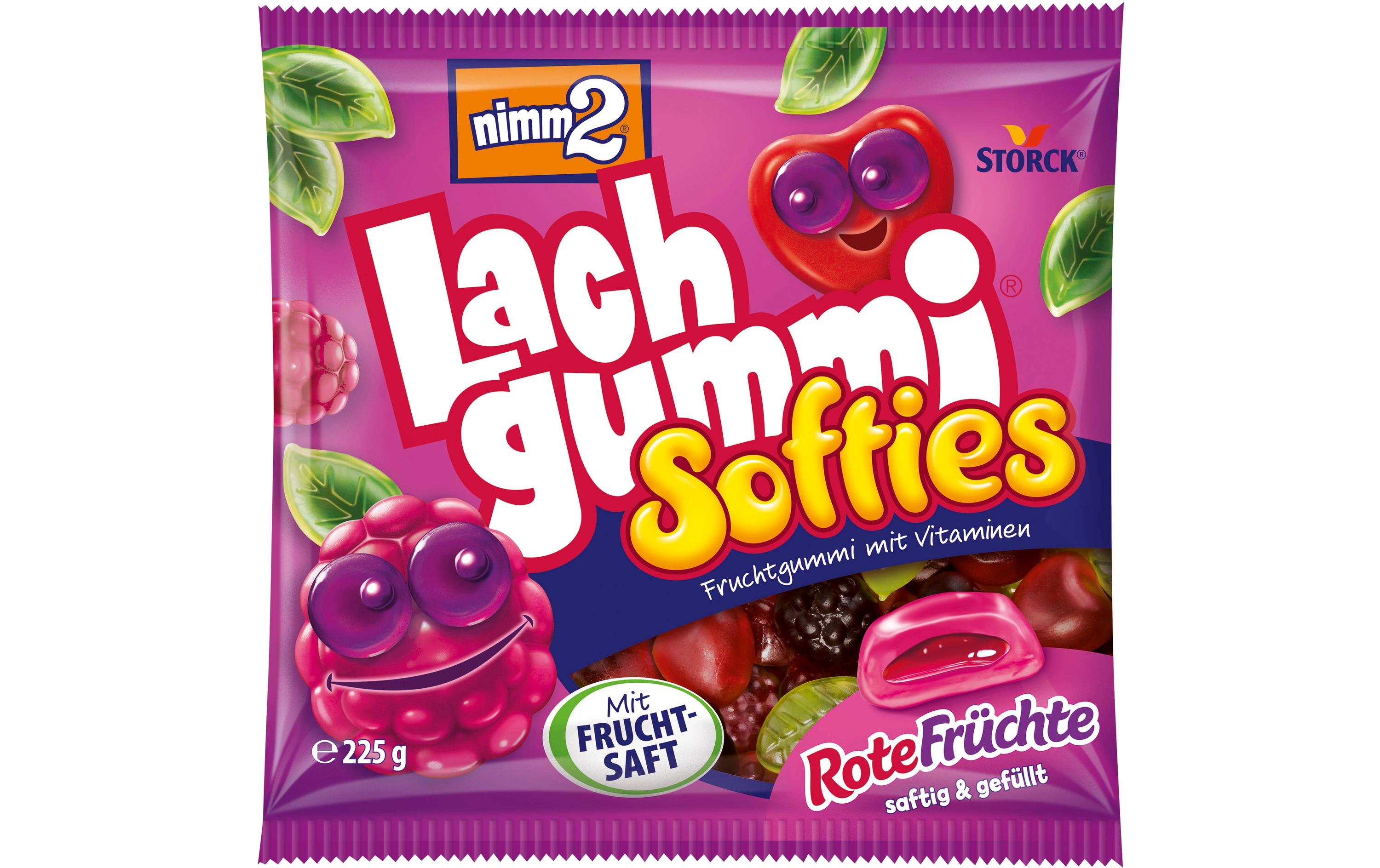 Nimm2 Lachgummi Softies Rote Früchte 225 g
