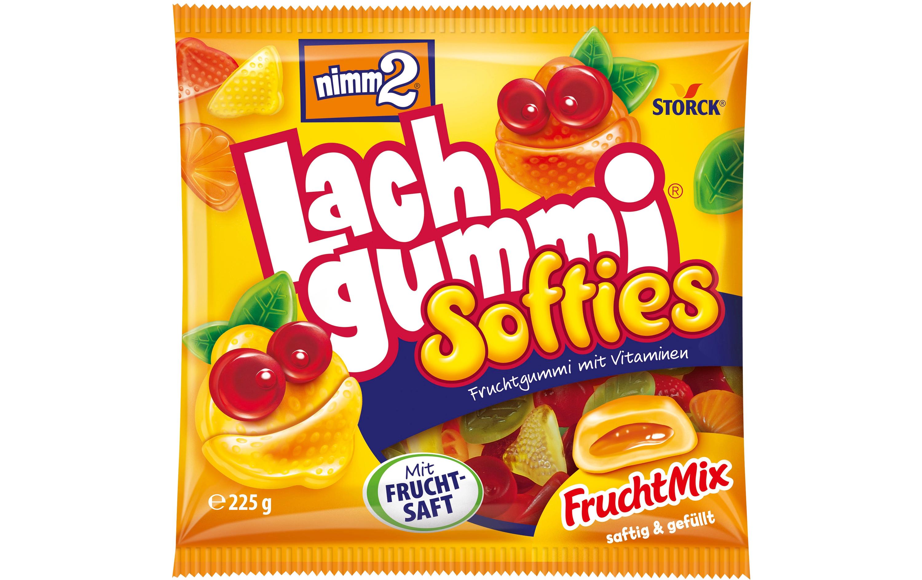 Nimm2 Lachgummi Softies Fruchtmix 225 g