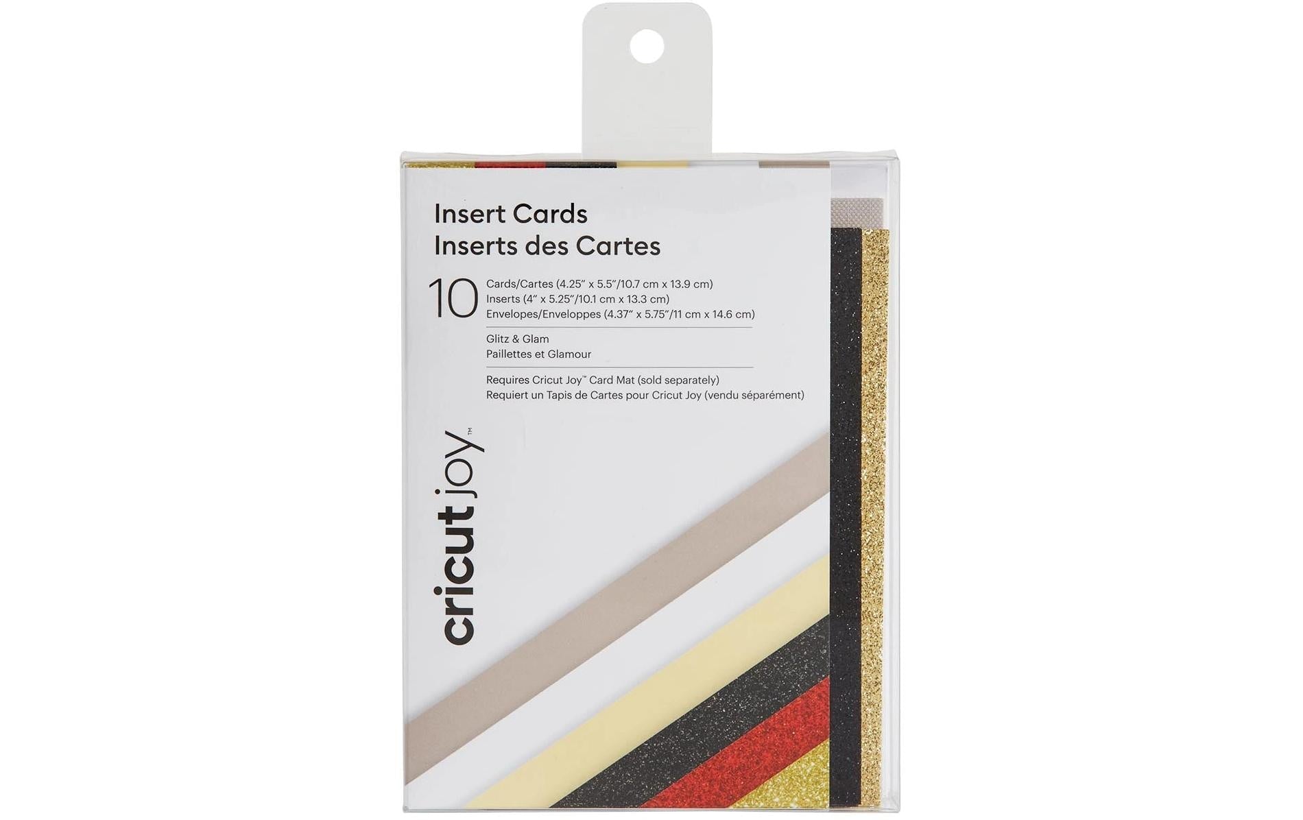 Cricut Kartensets Joy mit Couverts 10.7 x 13.9 cm, Glitz and Glam