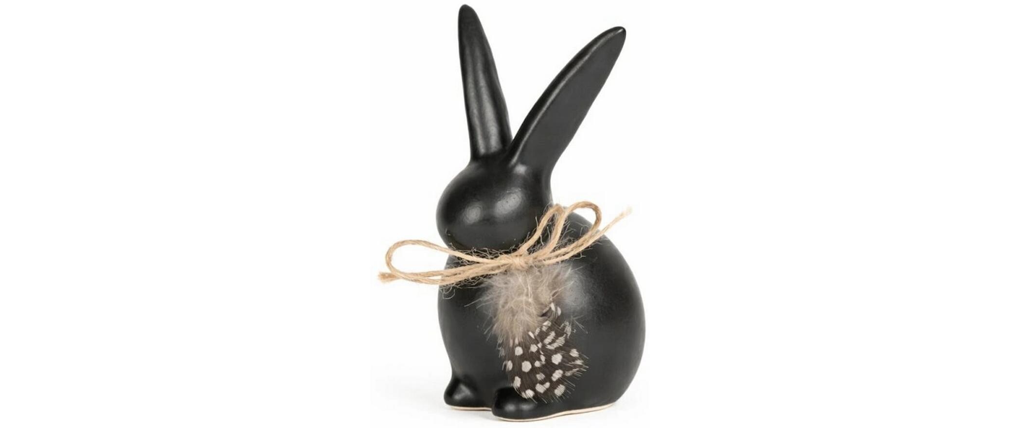 Chalet Hase Tinte S 8x6x12cm schwarz
