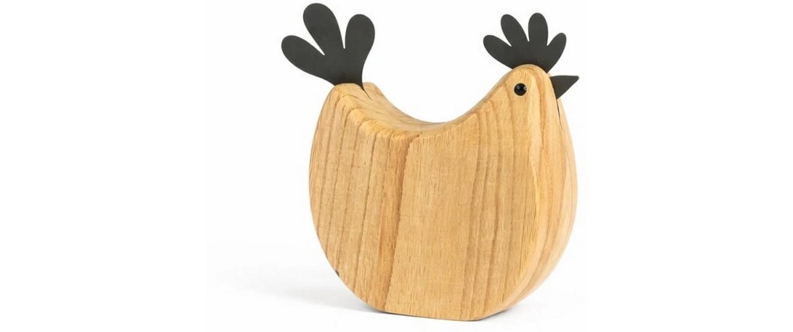 Chalet Huhn Henriette S 22x2x18cm natur