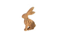 Chalet Hase Robin Holz natur L 16x3x23cm