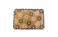 relaxdays Fussmatte Blumen Kokos, 60 x 40 cm