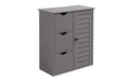 relaxdays Badezimmerschrank mit 3 Schubl. MDF, China, Grau