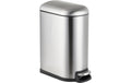 relaxdays Treteimer 10 Liter Silber