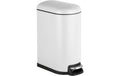 relaxdays Treteimer 10 Liter Weiss