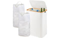 relaxdays PET & Glas Sammelbehälter 140 L Weiss