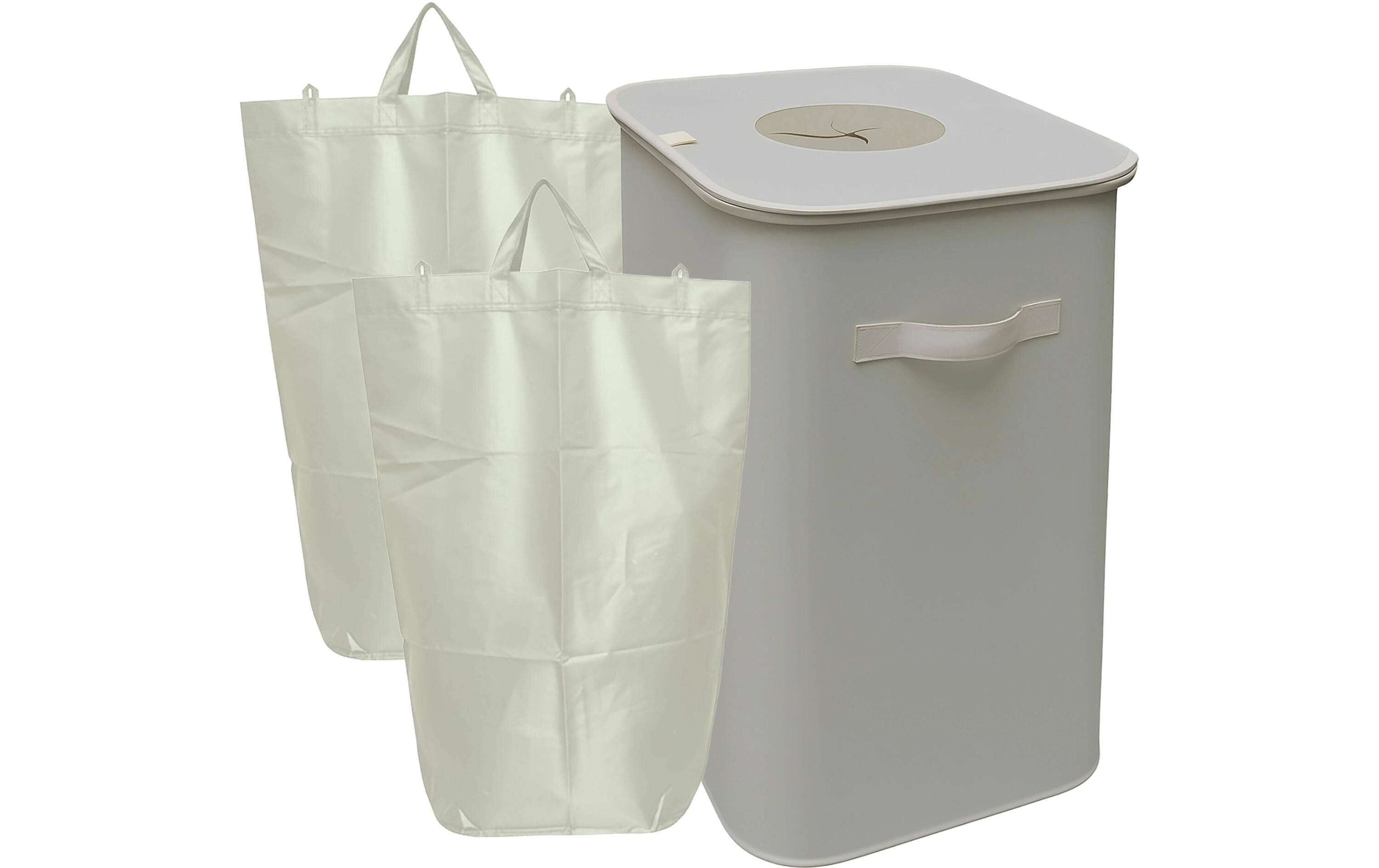 relaxdays PET Sammelbehälter 100 Liter Beige