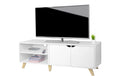 relaxdays TV-Möbel mit 6 Fächer MDF, China, Weiss