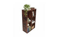 relaxdays Bücherregal Vintage MDF, China, Braun