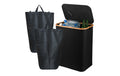 relaxdays PET & Glas Sammelbehälter 140 L Schwarz