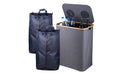relaxdays PET & Glas Sammelbehälter 170 L Grau