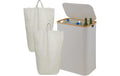 relaxdays PET & Glas Sammelbehälter 140 L Beige