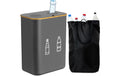 relaxdays PET Sammelbehälter 160 Liter Grau