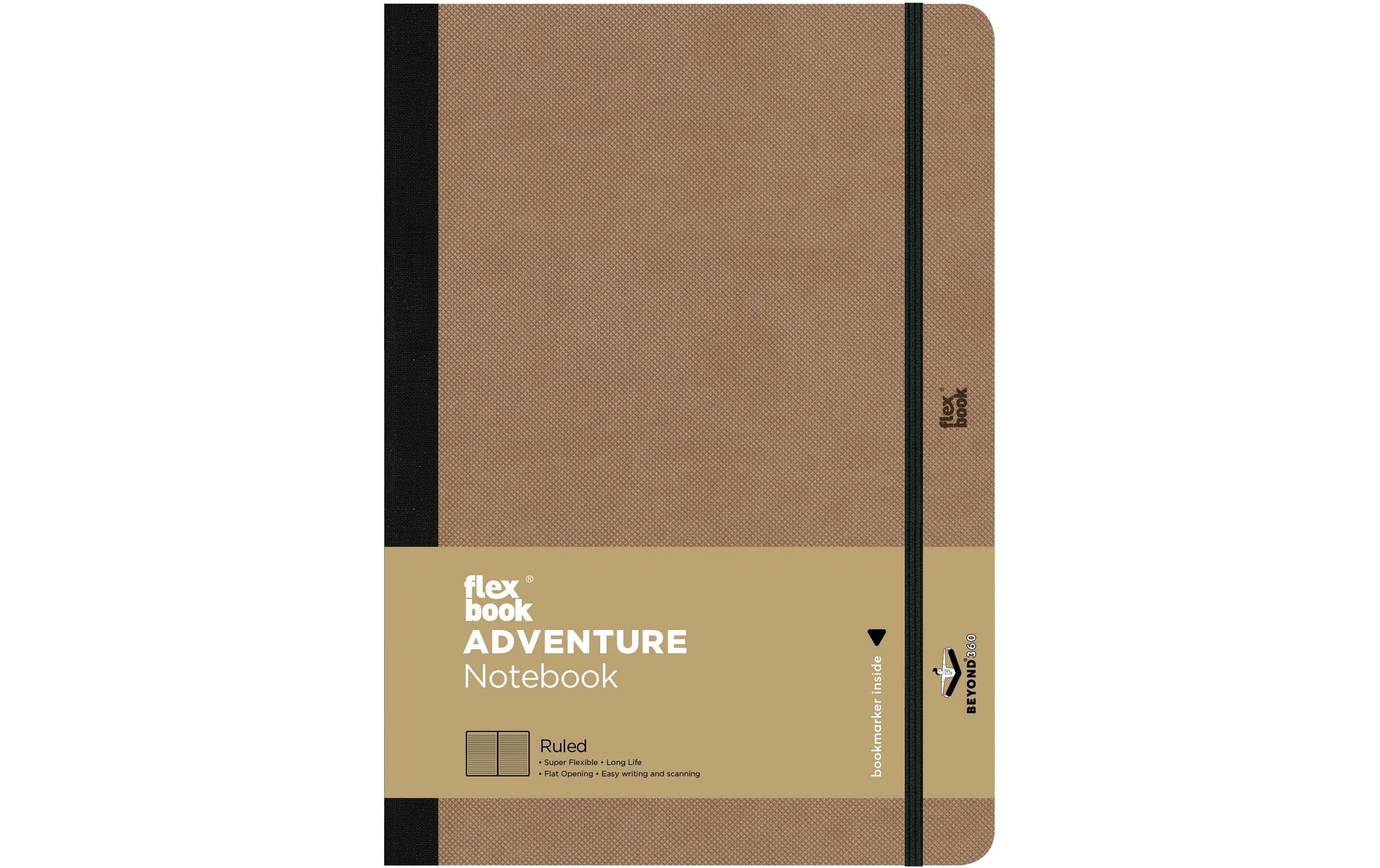 Flexbook Adventure Notebook liniert 17x24cm, camel