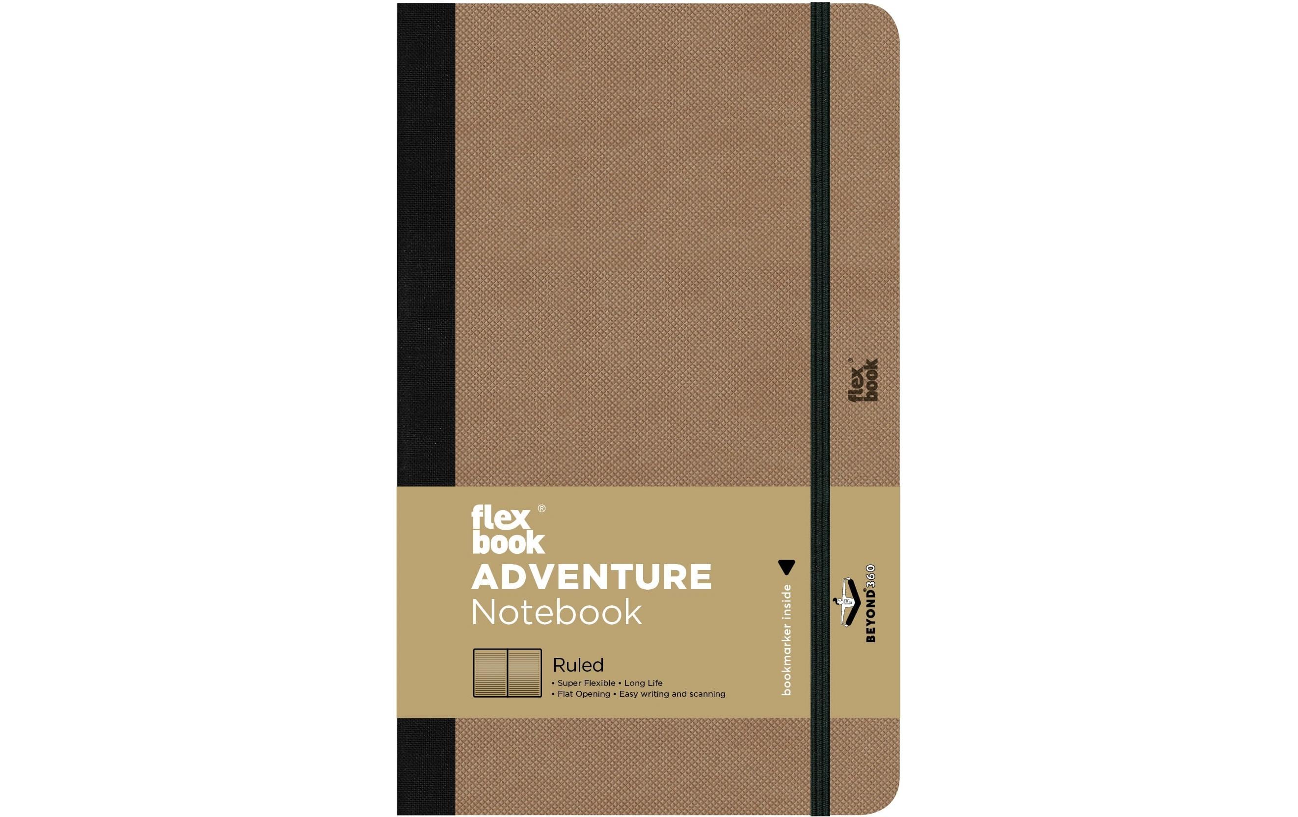 Flexbook Adventure Notebook liniert 13x21cm, camel