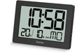 Hama Digitale Wanduhr "Ko Tao", Schwarz -