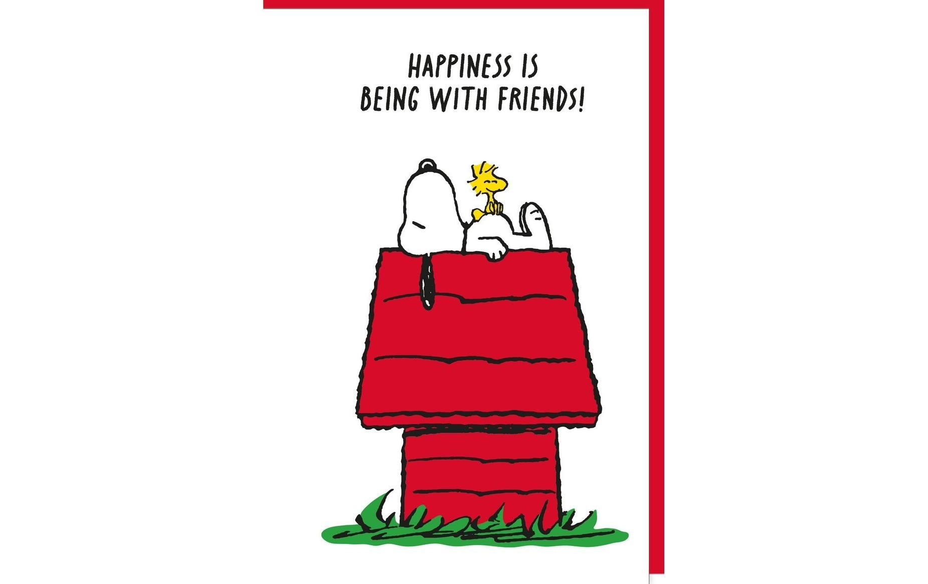 B+C Grusskarte Snoopy 11.5 x 17 cm