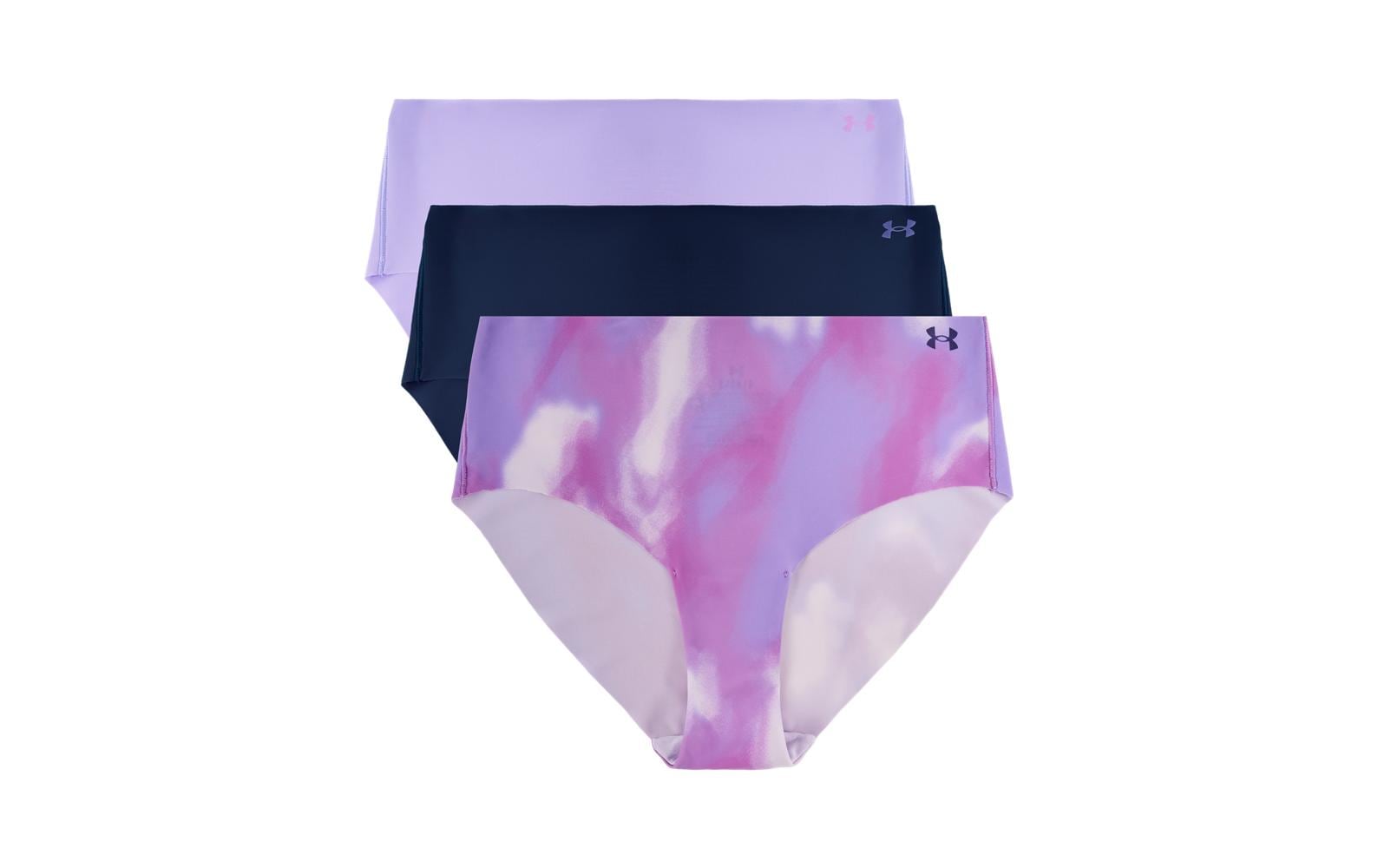 Under Armour Unterhosen Damen 3 Pack Grösse: S, Farbe: Violet
